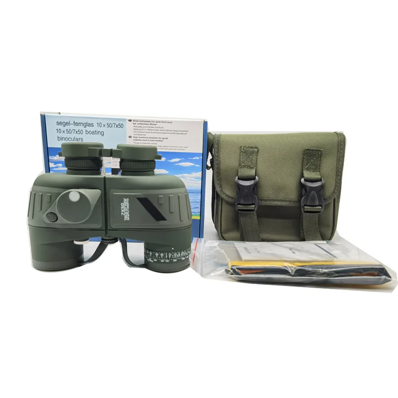 7x50 BAK4 Nitrogen Gas Filled Waterproof and Floating binoculars with Compass