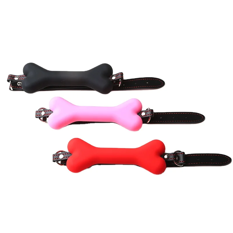 Силиконовые шарики с заглушкой в виде кости собаки для игр взрослых секс-игрушки БДСМ