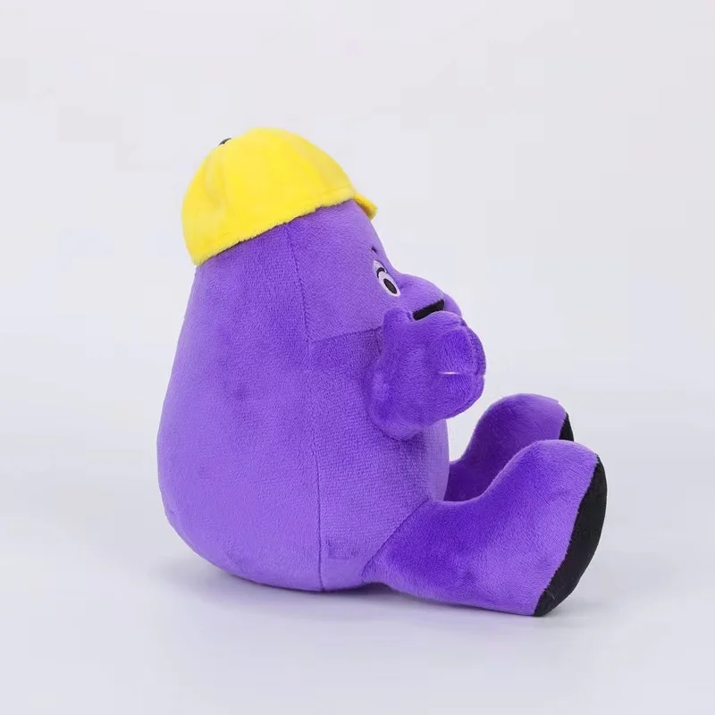 Hot selling Grimace shake Yellow Hat purple ghostface milkshake monster plush toy