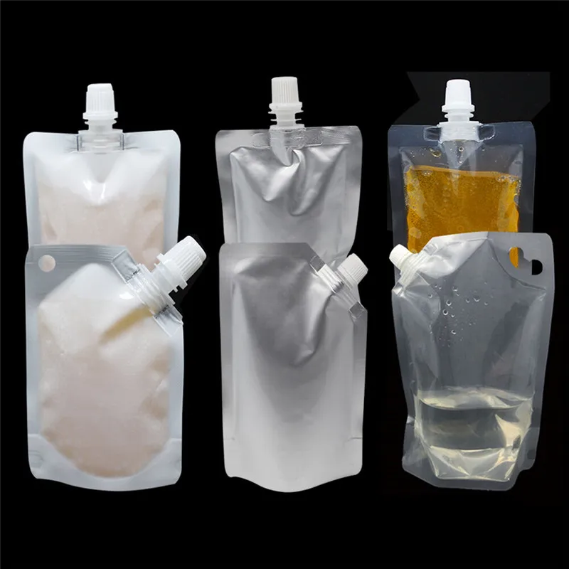 China supplier laminated plastic drink pouch with spout/soft drink spout pouch/Beverage spout bag