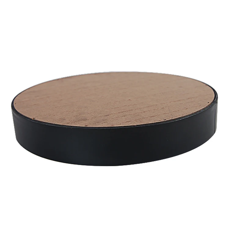 Manufacture Wholesale Rustic Wood Breakfast Serving Organizing wooden round rattan tray for Coffee Table