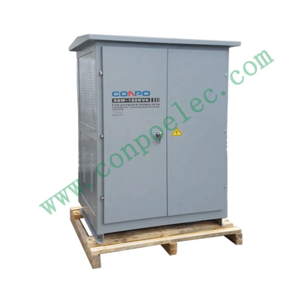 SBW-30K~600KVA IP65 Outdoor 3Phase Automatic Voltage Stabilizer Regulator, Outdoor type AVR with IP65(waterproof)