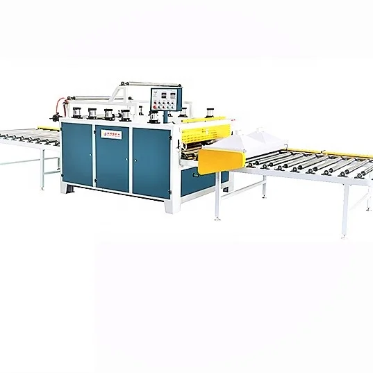 Pur hot melt glue machine Compact machine line for PVC/PET/HPL on MDF/WPC/Plywood Hot melt glue laminating machine