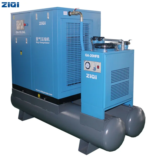 106cfm/99cfm 440V 460V 60Hz винтовой воздушный компрессор с осушителем воздуха в холодильнике