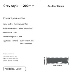 Hot selling cylindrical lamp post anti IP54 aluminum acrylic indoor and outdoor LED courtyard door front balcony aisle wall lamp