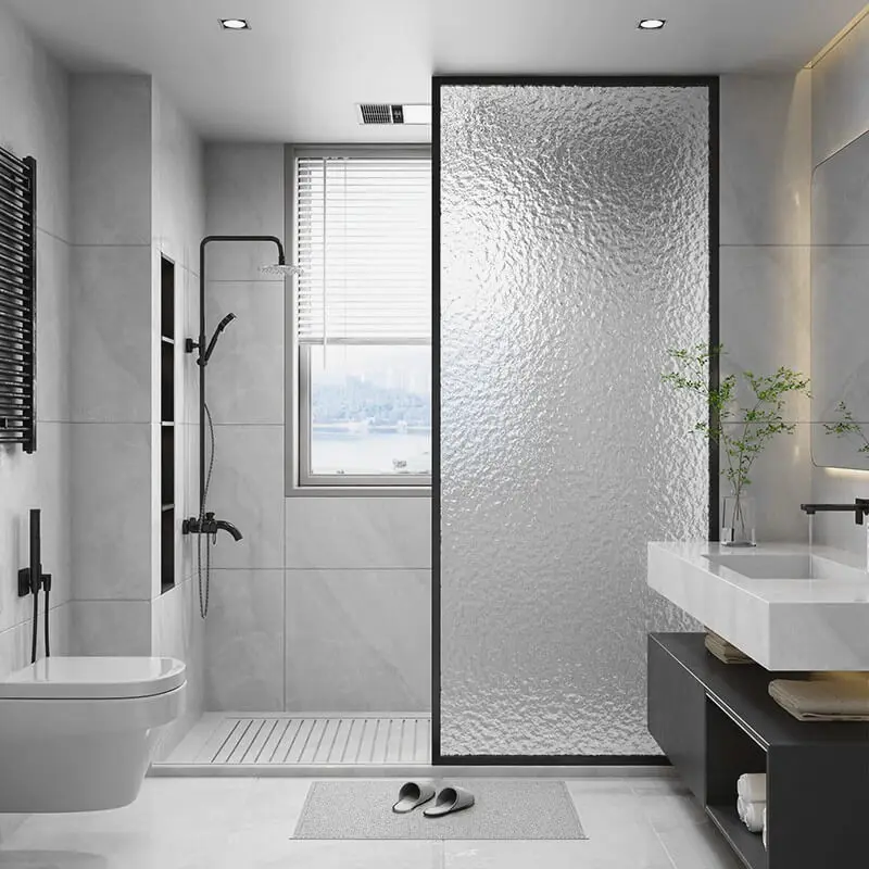 Wholesale Customizable Tempered Glass Shower Screen