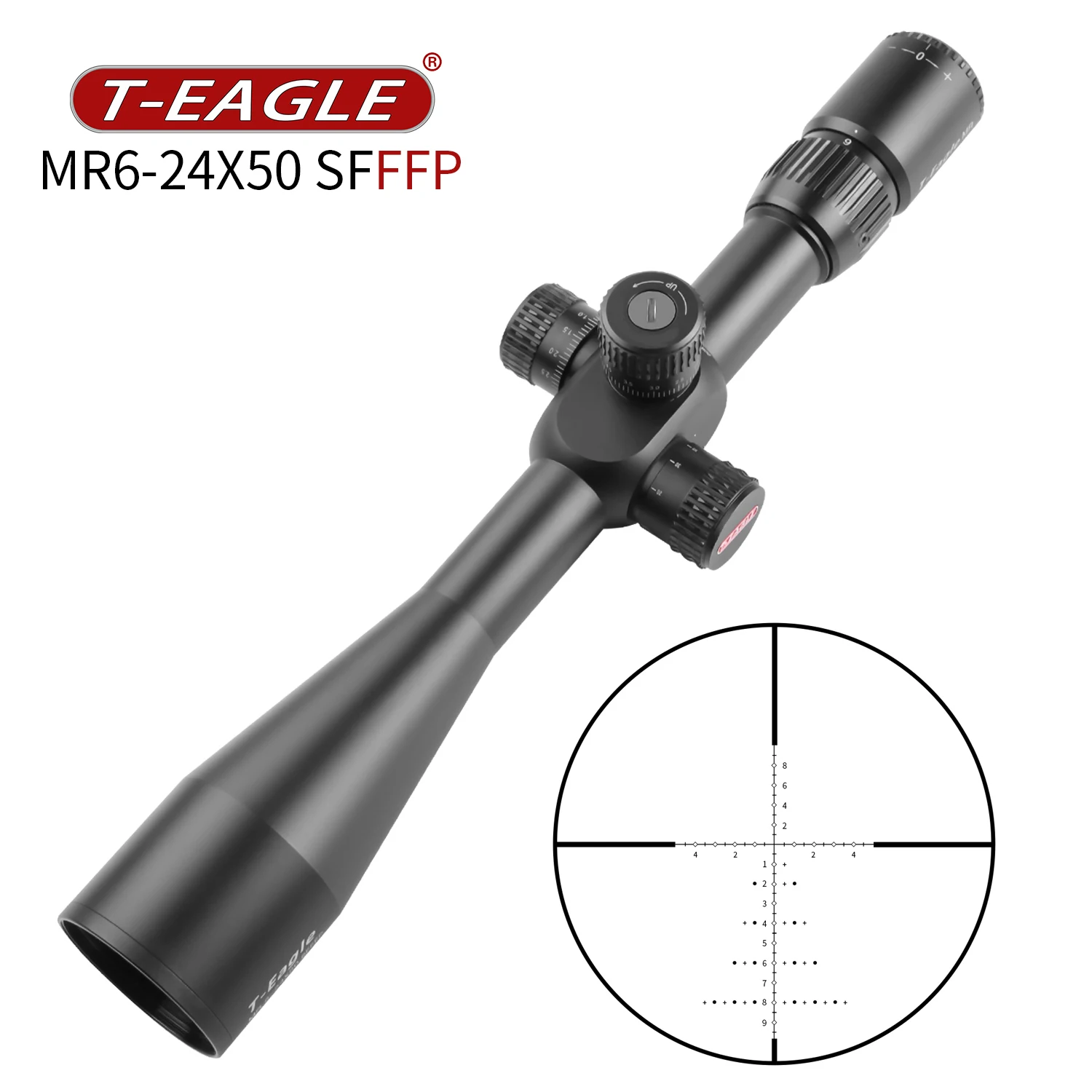 Высококачественная оптическая система T-Eagle MR 6-24x50