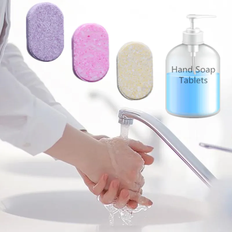 Oem Concentrated Handwash Tabs Effervescent Foaming Hand Soap Tablet