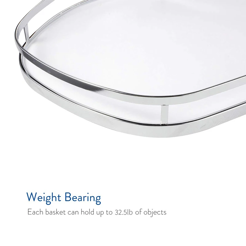 WELLTOP Kitchen Cabinet Blind Corner Pull Swing Tray 36 inch Cabinet 2 Layer Swing Tray Soft Close Basket VT-09.031-1