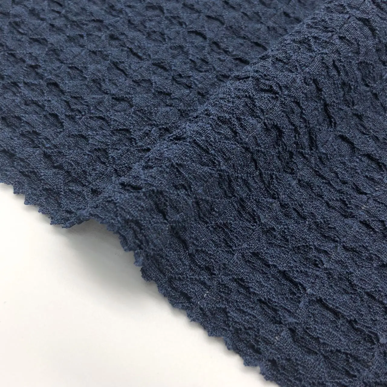 upf 50 Swim Fabric Crinkle Seersucker Spandex Polyester textured Swimwear Fabrics for Swim Bikini