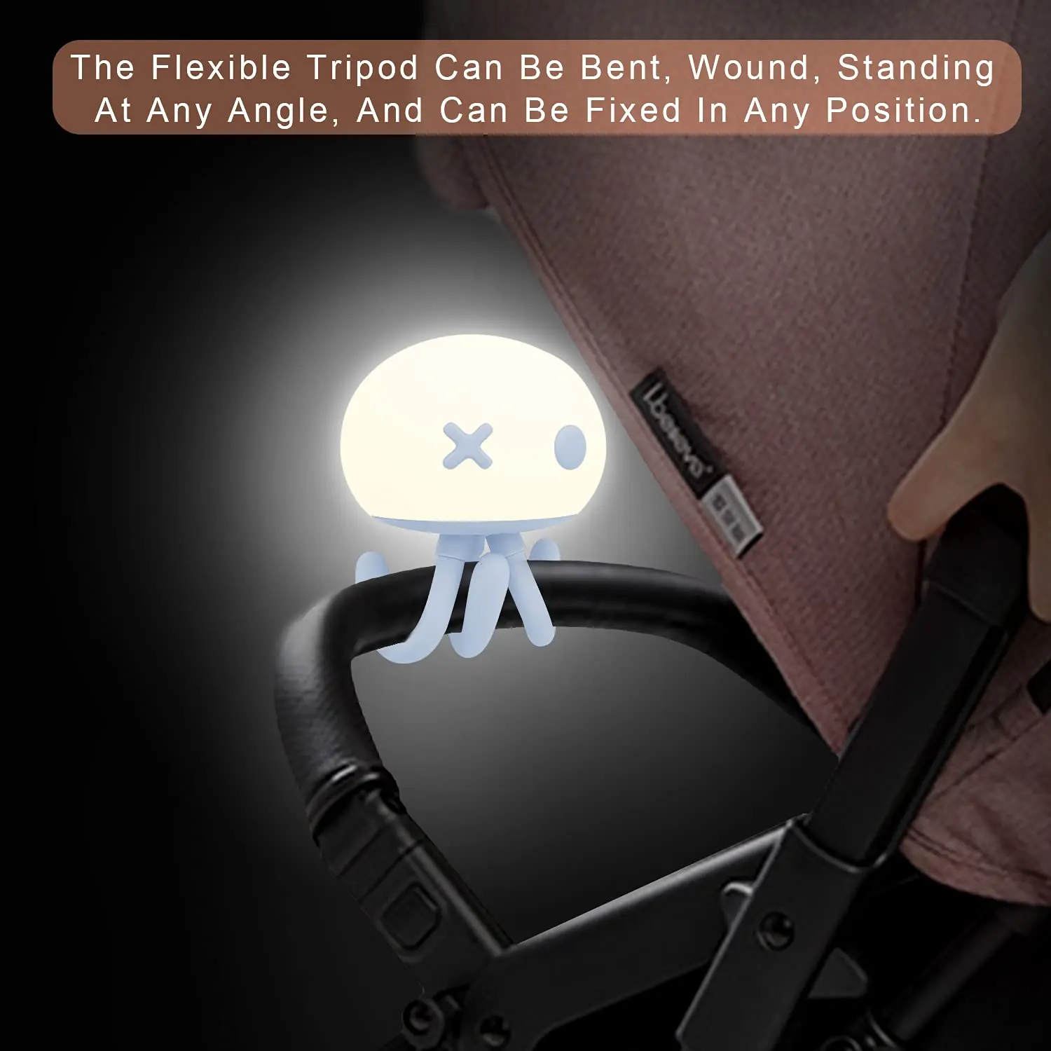 new mom preferred baby crib smart jellyfish small night lamp breastfeeding night milk eye protection baby stroller light