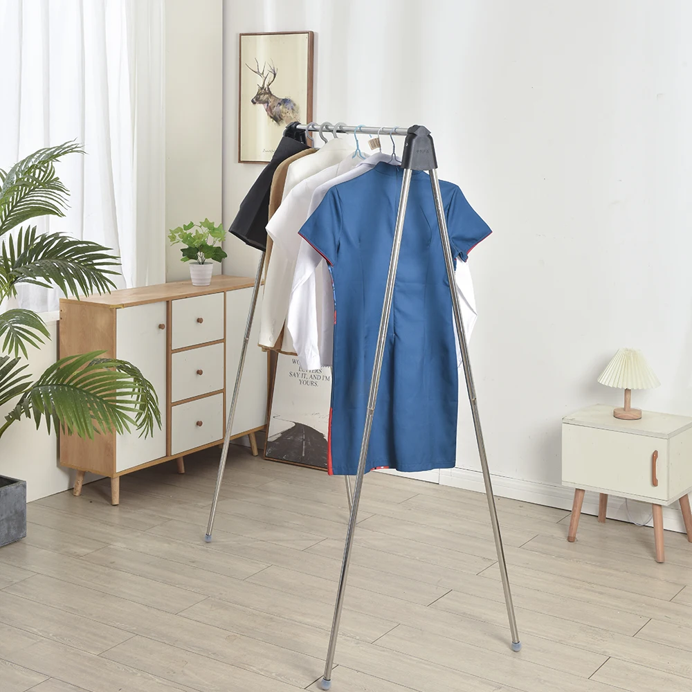 Hot New Heavy-Duty Metal Foldable Garment Hanger Easy Installation Height Adjustable for Optimal Storage Solution