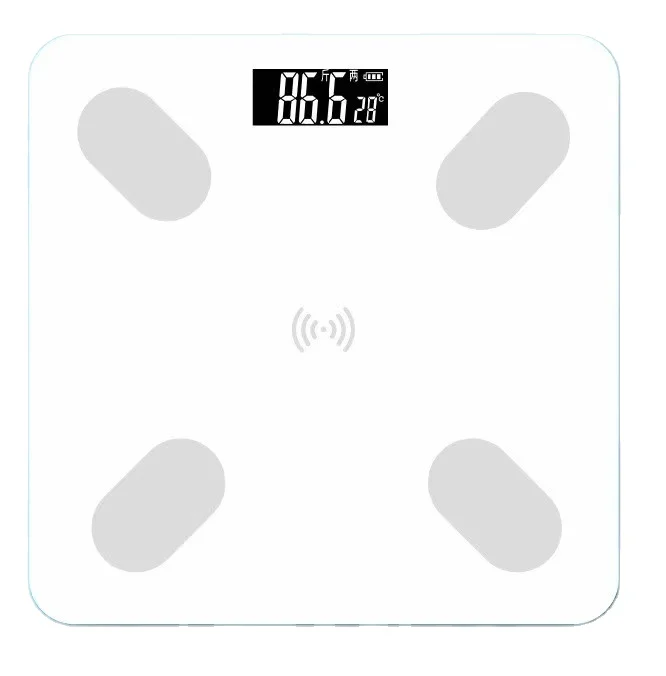 Смарт-Беспроводные цифровые весы для ванной комнаты