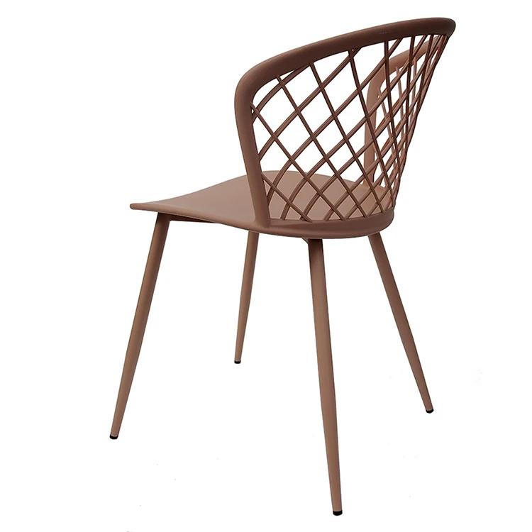 Low Price Dining Chair Stacking Metal Legs Plastic Dining Chairs For Dining Room