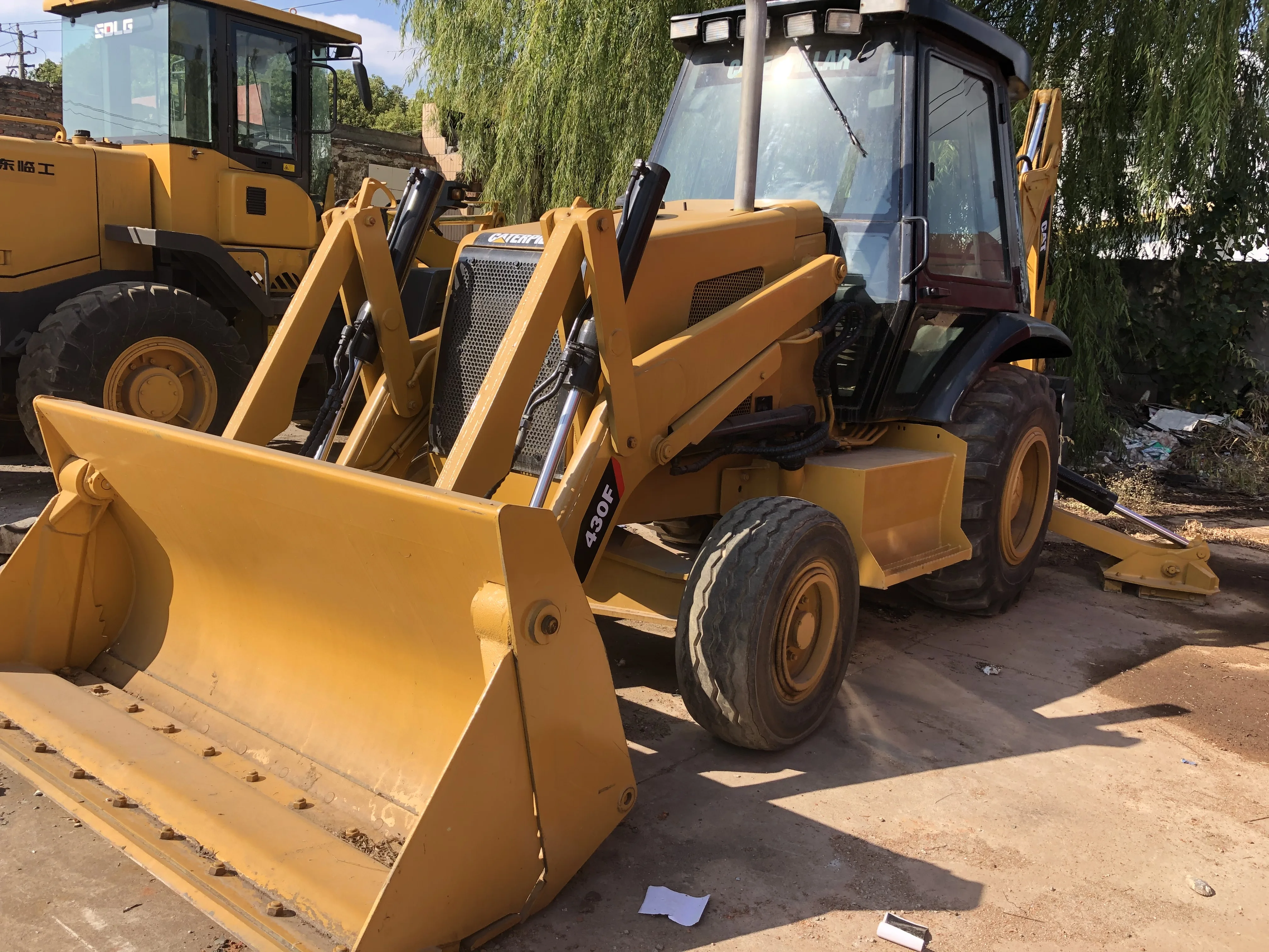 Used CAT 430F backhoe loader for sale 416 210 with low price