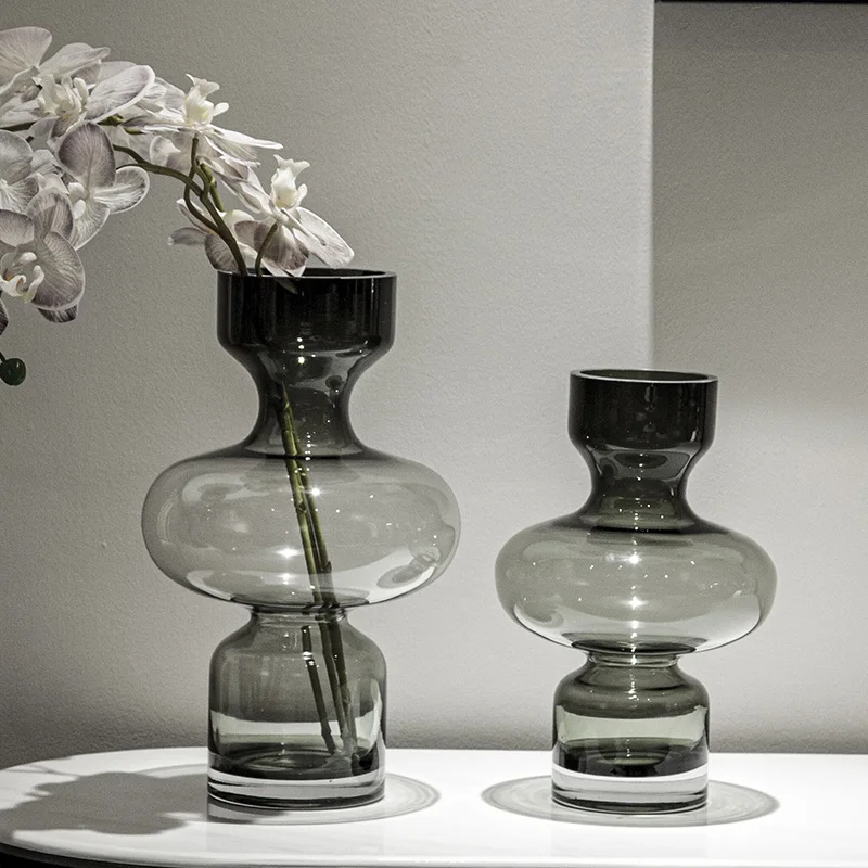 High Quality Home Decor Nordic Simple Handmade Glass Vase Hydroponics Vase Glass For The Dining Room