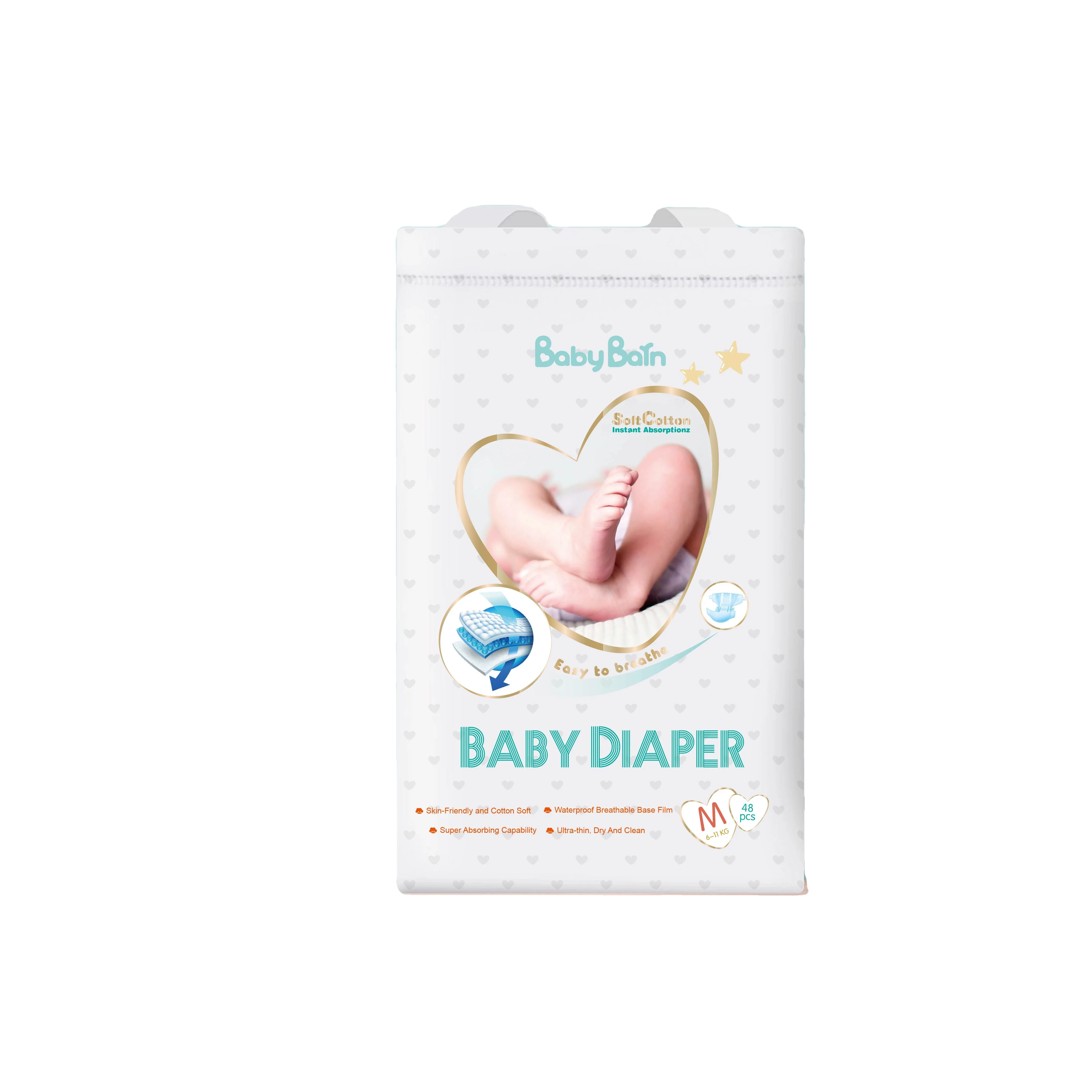 Wholesale Baby Diapers Best Price diapers manufacturer Cotton Cheap disposable diapers
