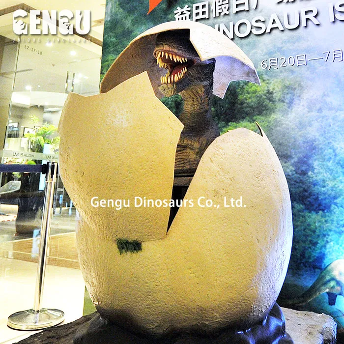 Dinosaur theme park chocolate animatronic dinosaur egg