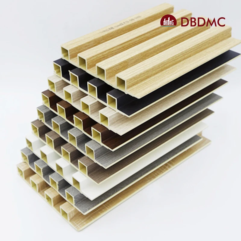 good price for the pvc and wood wall WPC wall panel WPC great wall board restaurant office decorative panel