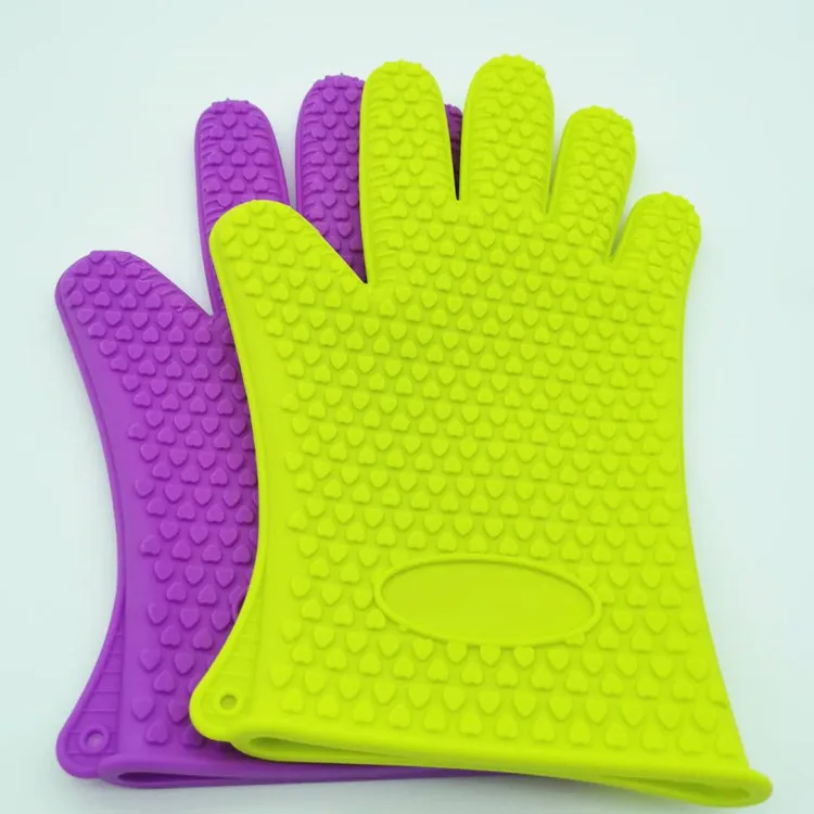 
Multifunction Extra Long Professional Heat Resistant Pot Holders Oven Mitt Silicone Oven Mitt 