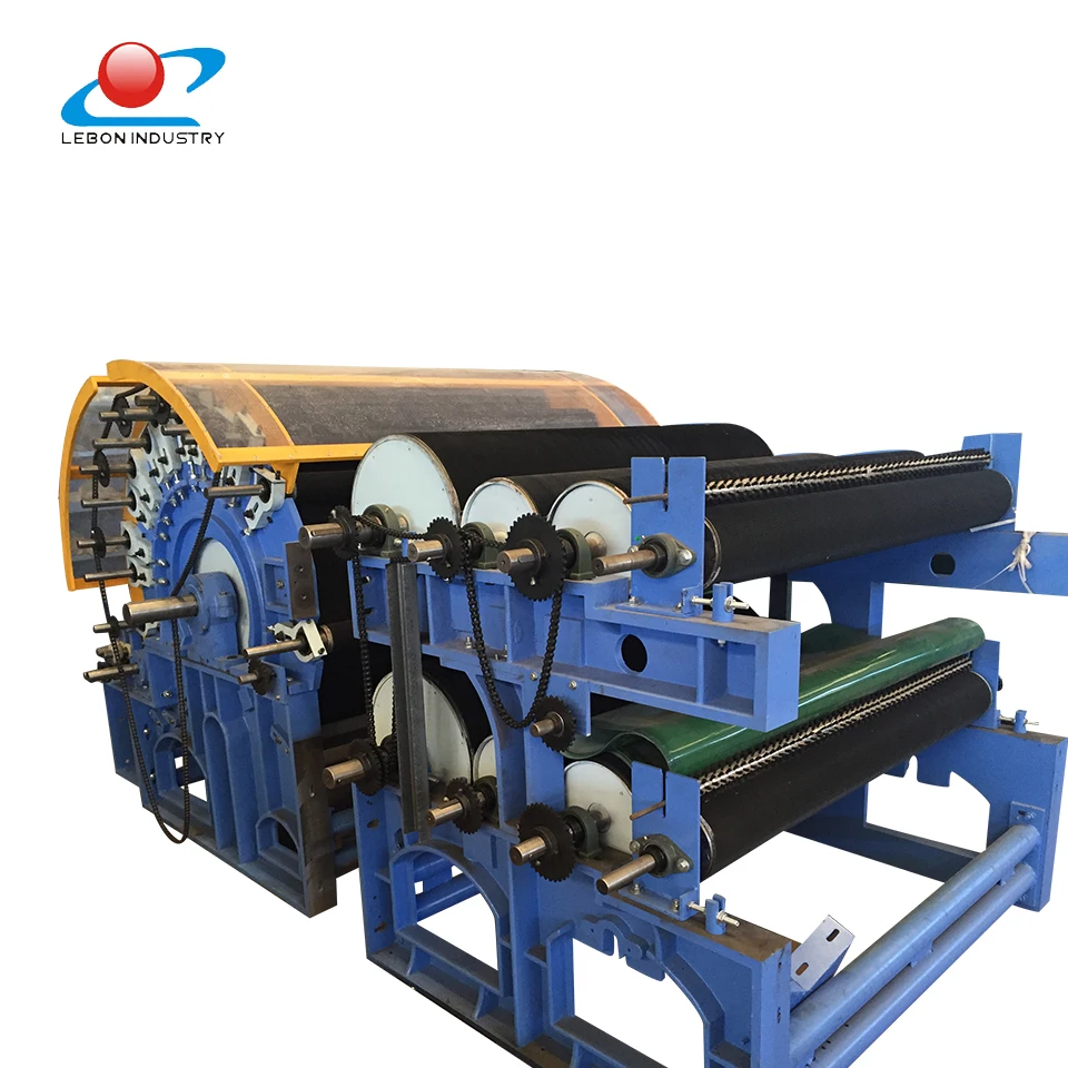Nonwoven Cotton Polyester Fiber Carding Sliver Machinery For Cotton Ball