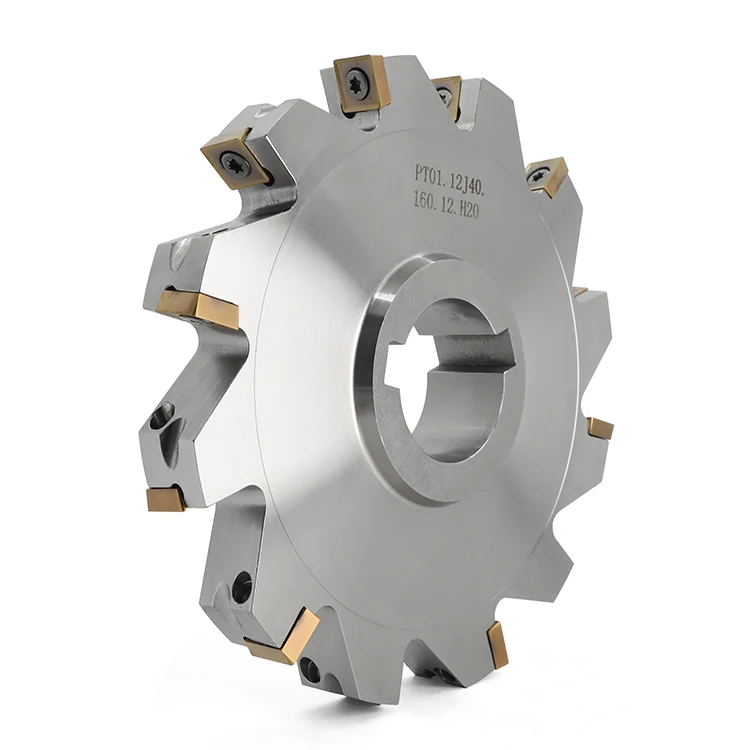 
Three-side and face milling blades, carbide inserts, straight tooth three-side and face milling cutter blades 