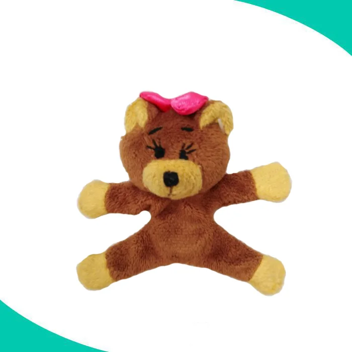 Пользовательские логотип мягкие Магнитные Плюшевые животных Медведь холодильник магнит