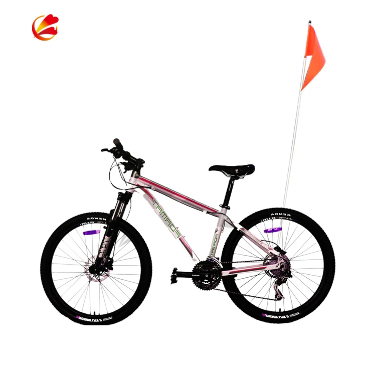 Customized in all sizes bicycle flag, high quality and cheap bike flag pole