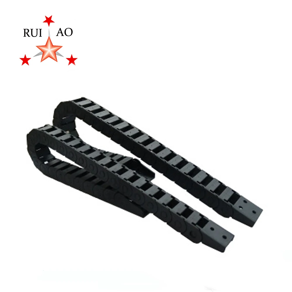 Height 7/8/10/15/18mm small size plastic energy chain  flexible cable drag chain
