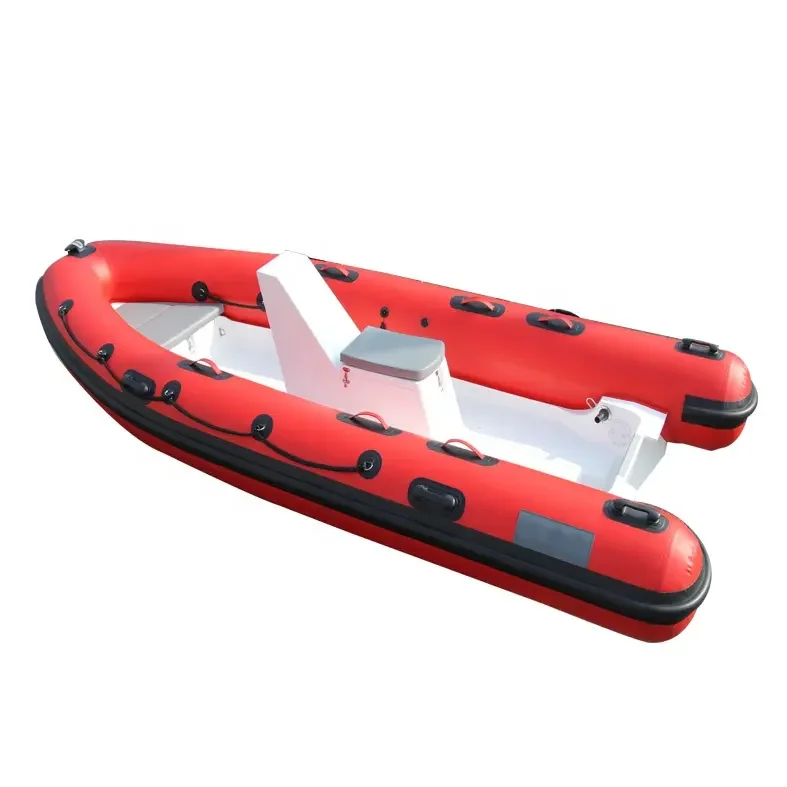 Toshare Fiberglass Hull RIB520C Hypalon/PVC Rowing 8Capacity Inflatable Boat For Sale