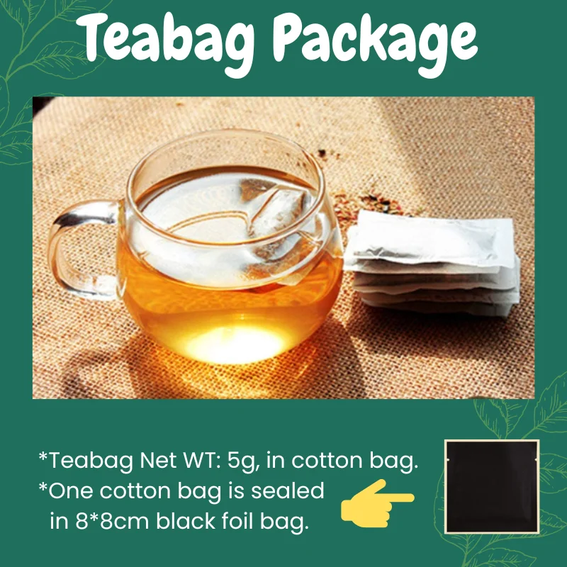 Private label 14 day tea bags moringa tea organic senna leaf detox tea