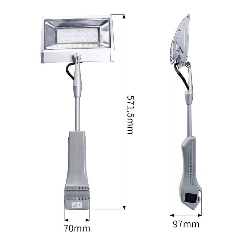 
50W LED messestand beleuchtung for exhibit arm light show light for trade 5000LM 260V SL-6013-N24L 