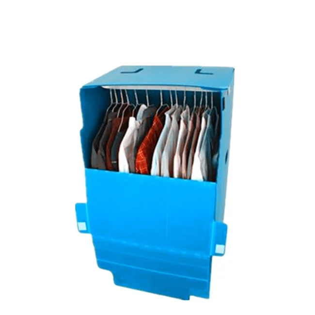 Складные коробки для гардероба из гофрированного