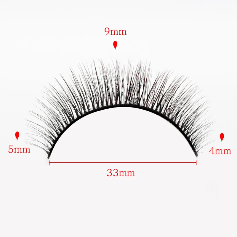 OEM False Eyelashes Factory 5 Pairs False Eyelashes Premium Fiber Natural False Eyelashes Wholesale