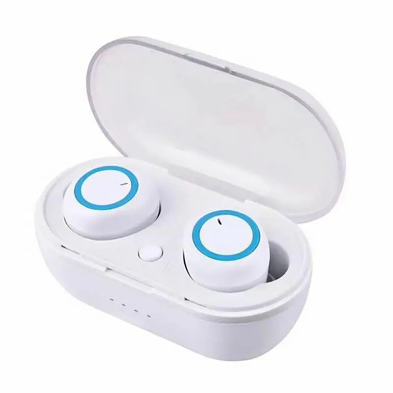 Y50 TWS BT  Earphone Wireless Headphone Stereo Headset Sport Earbuds Microphone With Charging Box For Smartphone