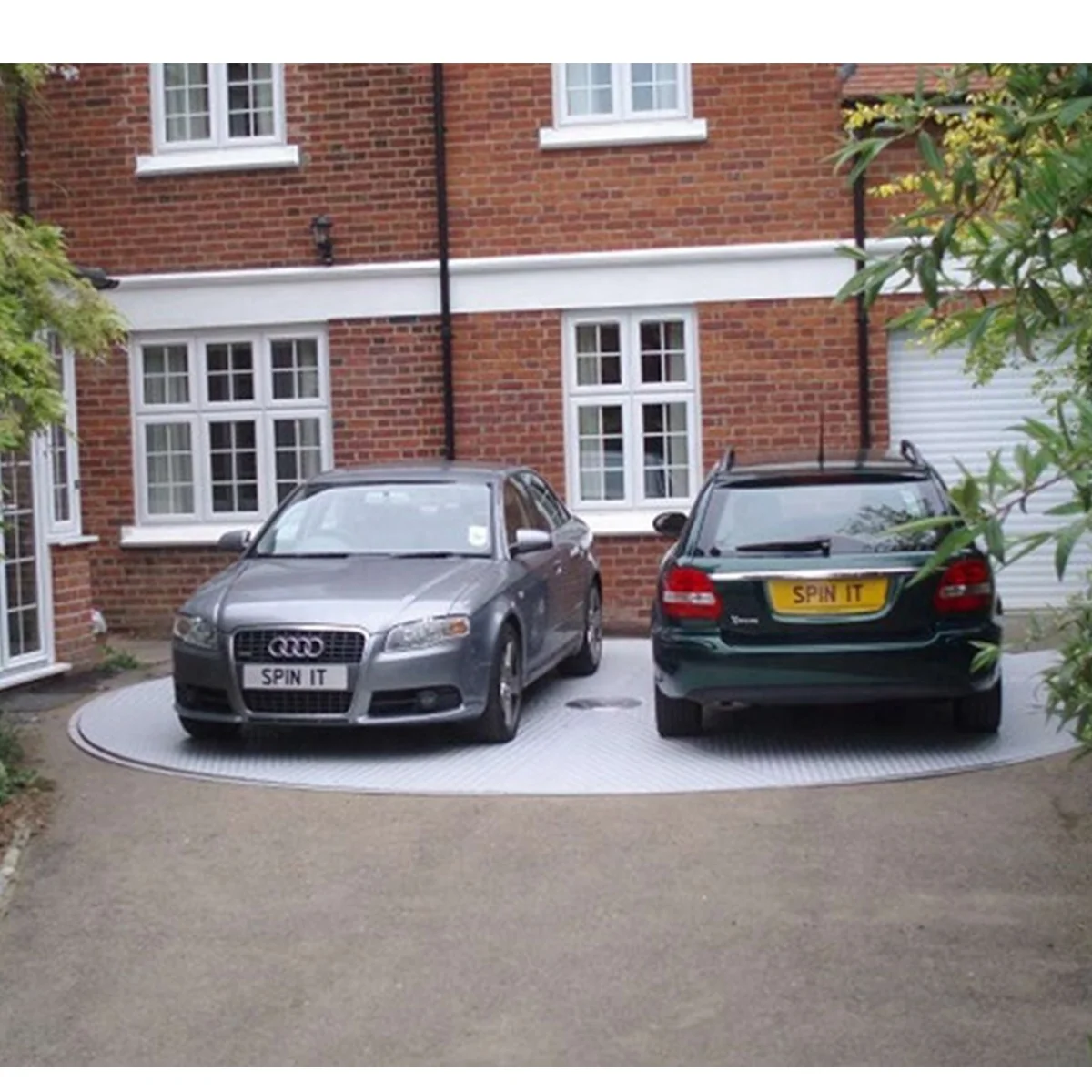 5m 3000kg remote-control car rotating platform car turn table rotary parking for 6T car