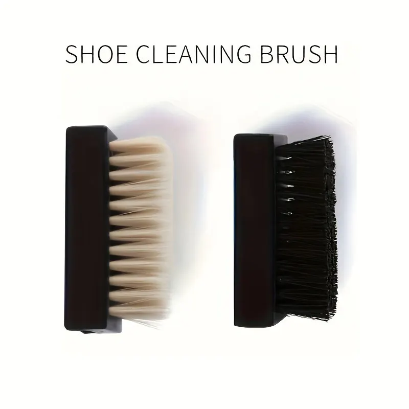 pig sideburns wood bristle sneaker cleaning brush Used To Shoes Cleaning