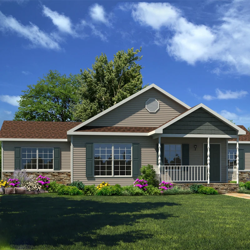 Prefabricated modular Steel Structure home Prefab House 3 bedroom