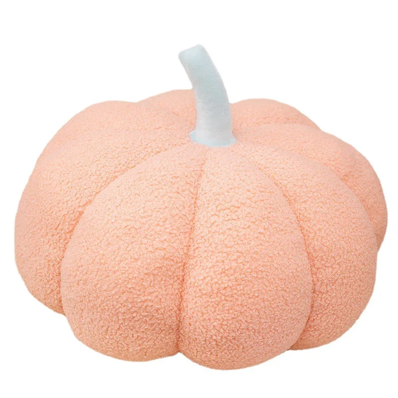Super Soft Sherpa Decorative Cute 3D Shaped Cushion Teddy Fleece Pumpkin Throw Pillows Halloween pillows
