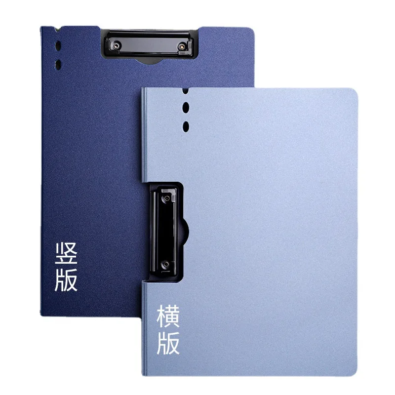 Top Sale Stationery Smooth Surface Custom Logo Orinted Storage Plastic Clipboard A4 A5 A6