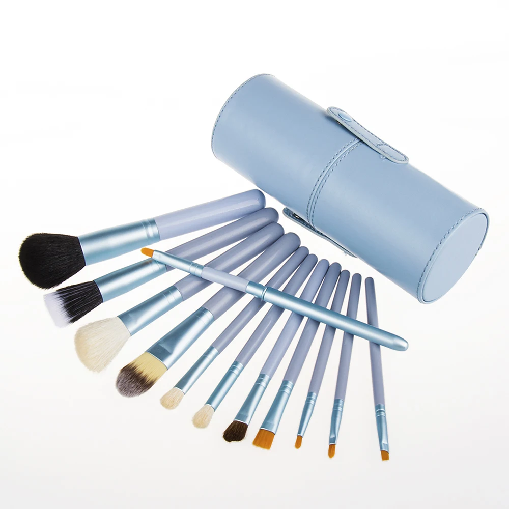Makeup Brush Set 12pcs Face Cosmetic Brushes for Foundation Blending Blush Concealer Eye Shadow eyebrow