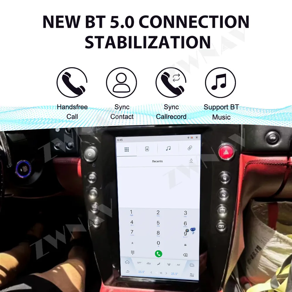 ZWNAV 13 9 дюймов Carplay для Maserati Quattroporte 2004-2012 автомобильное радио GPS-навигатор мультимедийный плеер стерео головное устройство