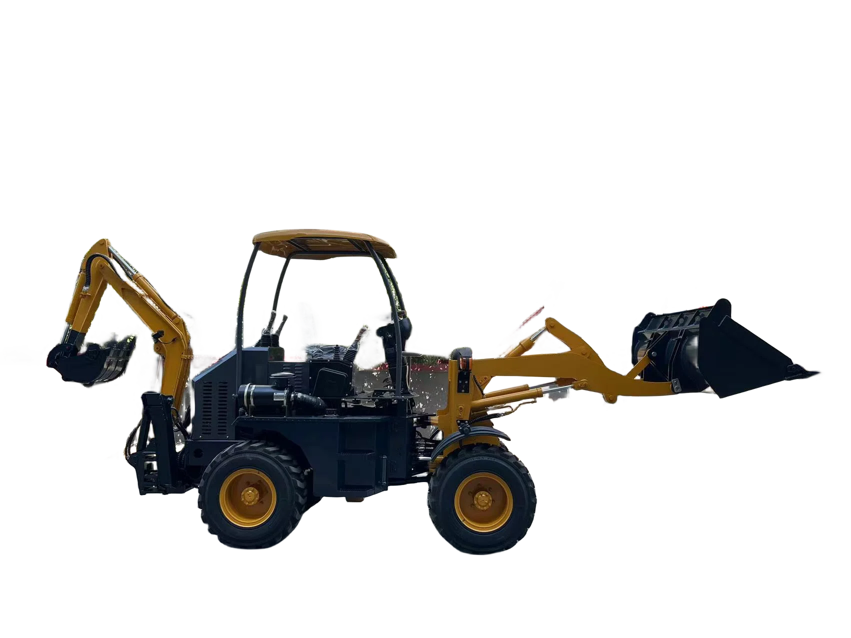 BSM10-50 mini awning style 1ton the cheapest small garden tractor front end loader backhoe