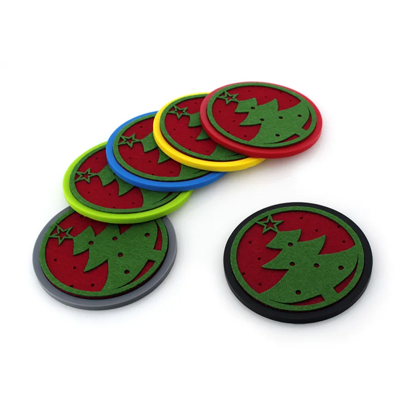 Войлочные абсорбирующие подставки под напитки любого типа стола, дерево, гранит, стекло, мрамор, каменная столешница, кухня для квартиры и офиса