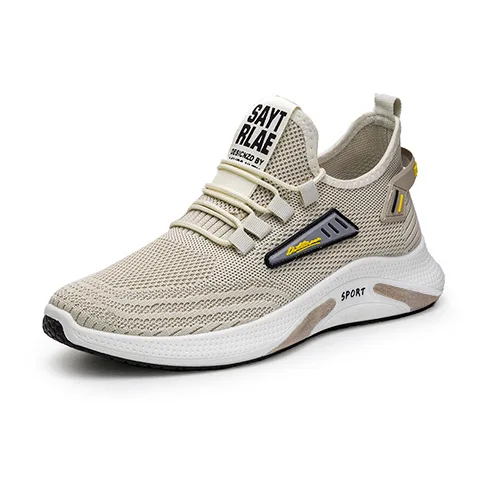 China factory supply breathable hidden heel height increasing wedge walking style shoes mens