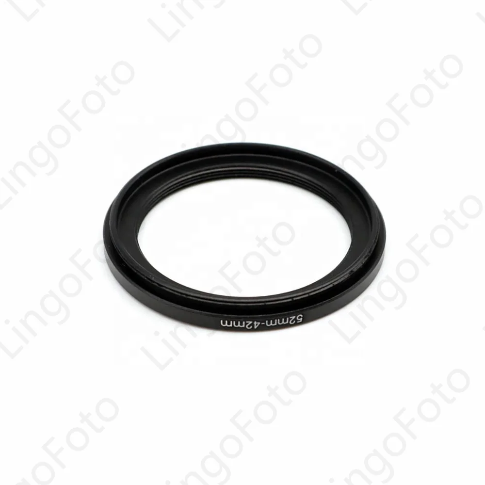 52-42mm Step Down Metal Lens Adapter Filter Ring