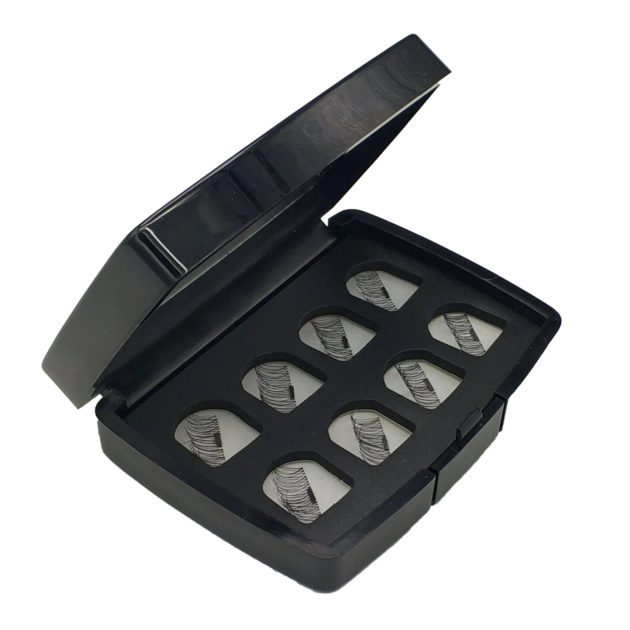Private label packaging box create your own brand 3D mink magnetic eyelashes with eyeliner