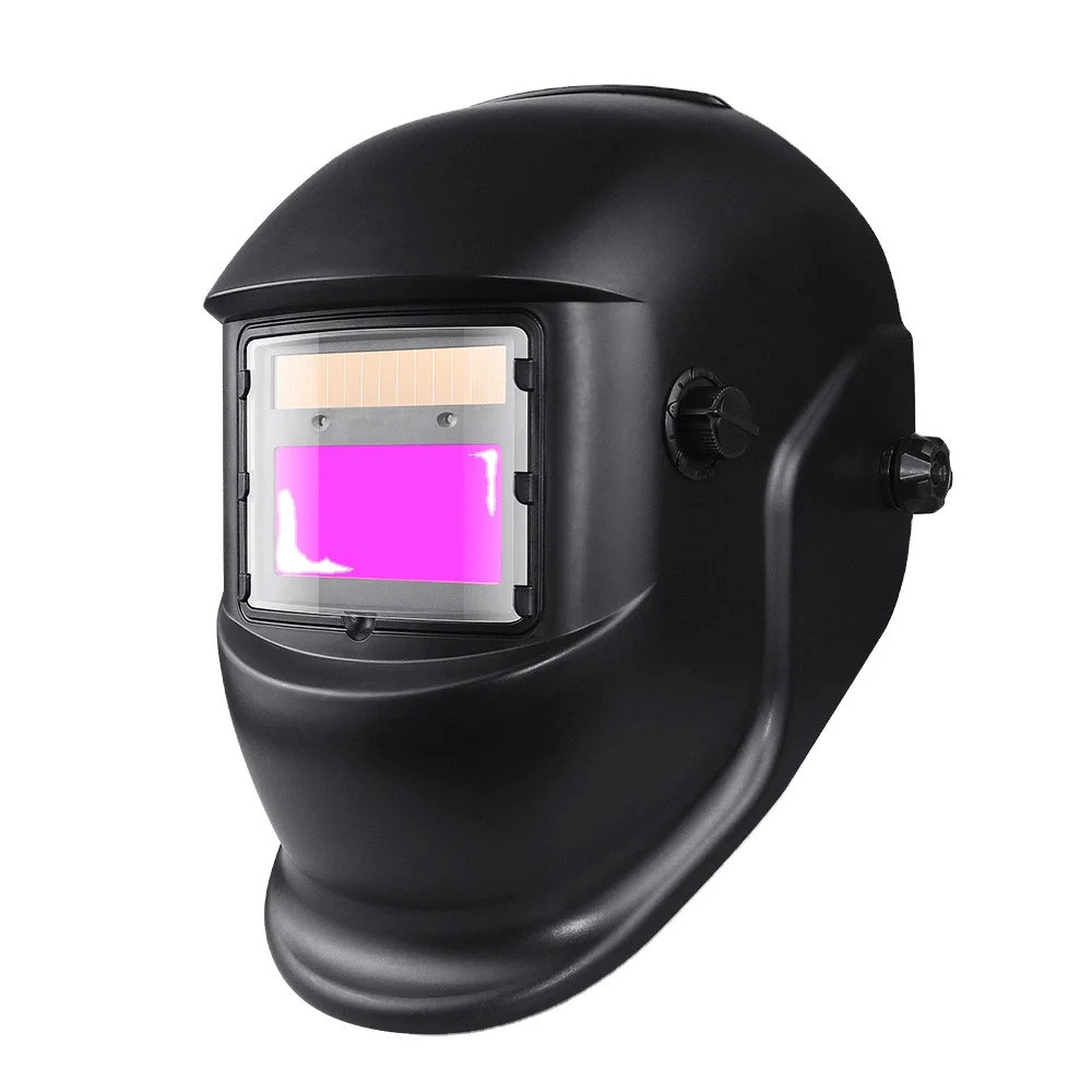 TRQ soldering automatic black color welding mask solar argon-arc welding mask welding helmet with resperator