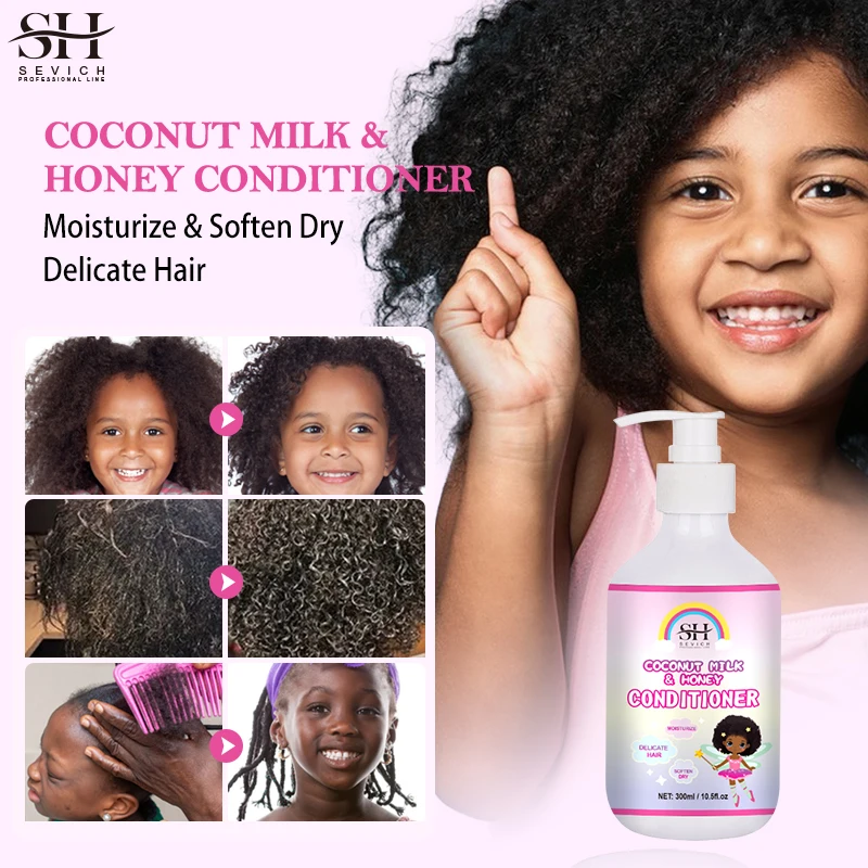 Private Label Organic Cute Black Kid Hair Care Products Vegan Shampoo And Shower Gel Set For Kids