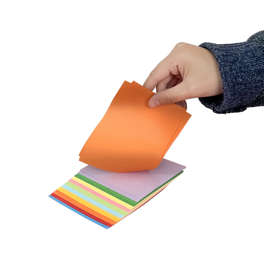 100 Sheets 80Gsm Double Side A4 Color Origami Paper Custom Size Square Colorful Paper for Office Printer or Diy Crafts Paper